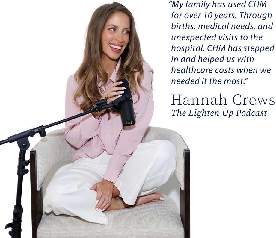 Profile sitting in chair with mic & quote v3